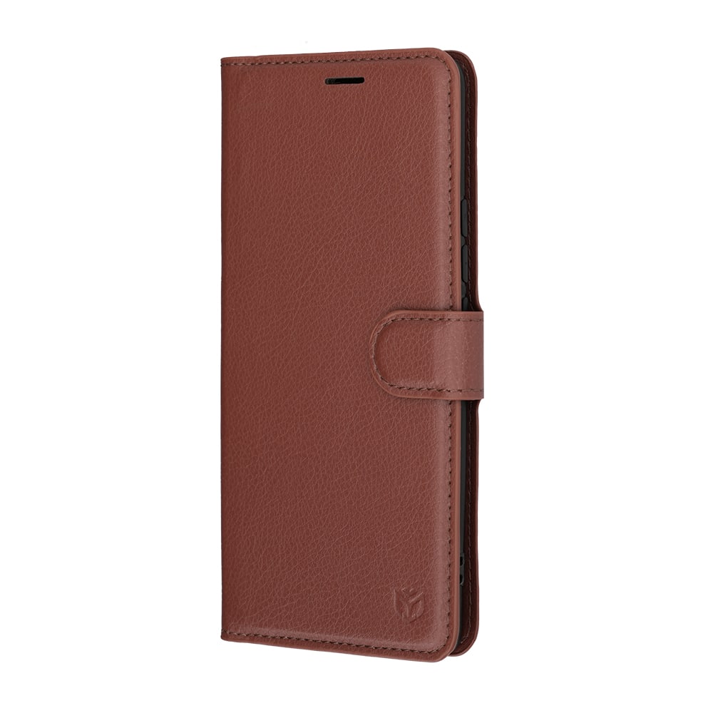 Techsuit Leather Folio - θήκη για Xiaomi Redmi Note 15 / 5G Poco M8 - Καφέ - Image 4