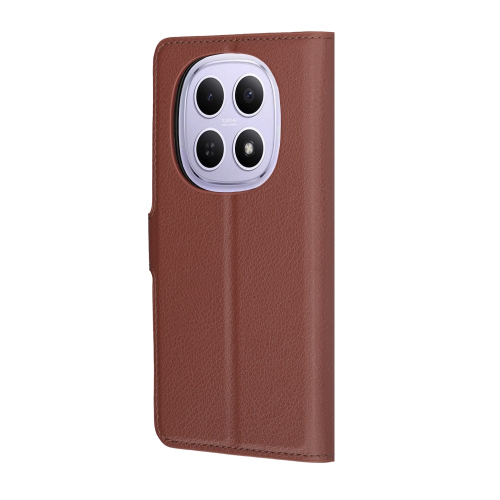 Techsuit Leather Folio - θήκη για Xiaomi Redmi Note 15 / 5G Poco M8 - Καφέ - Image 5