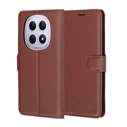 Techsuit Leather Folio - θήκη για Xiaomi Redmi Note 15 / 5G Poco M8 - Καφέ