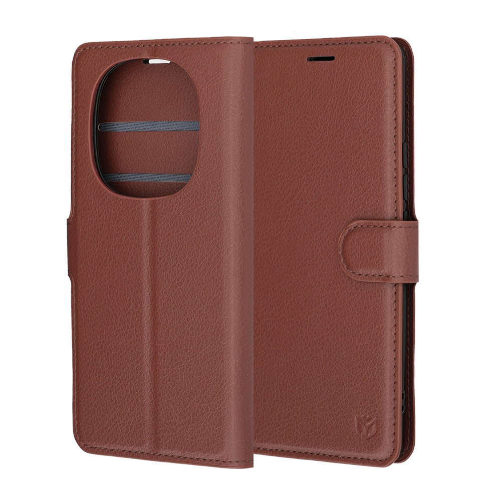 Techsuit Leather Folio - θήκη για Xiaomi Redmi Note 15 / 5G Poco M8 - Καφέ - Image 6