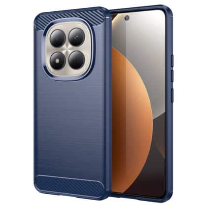 Techsuit Carbon Silicone - θήκη για Xiaomi Redmi Note 15 Pro - Μπλε