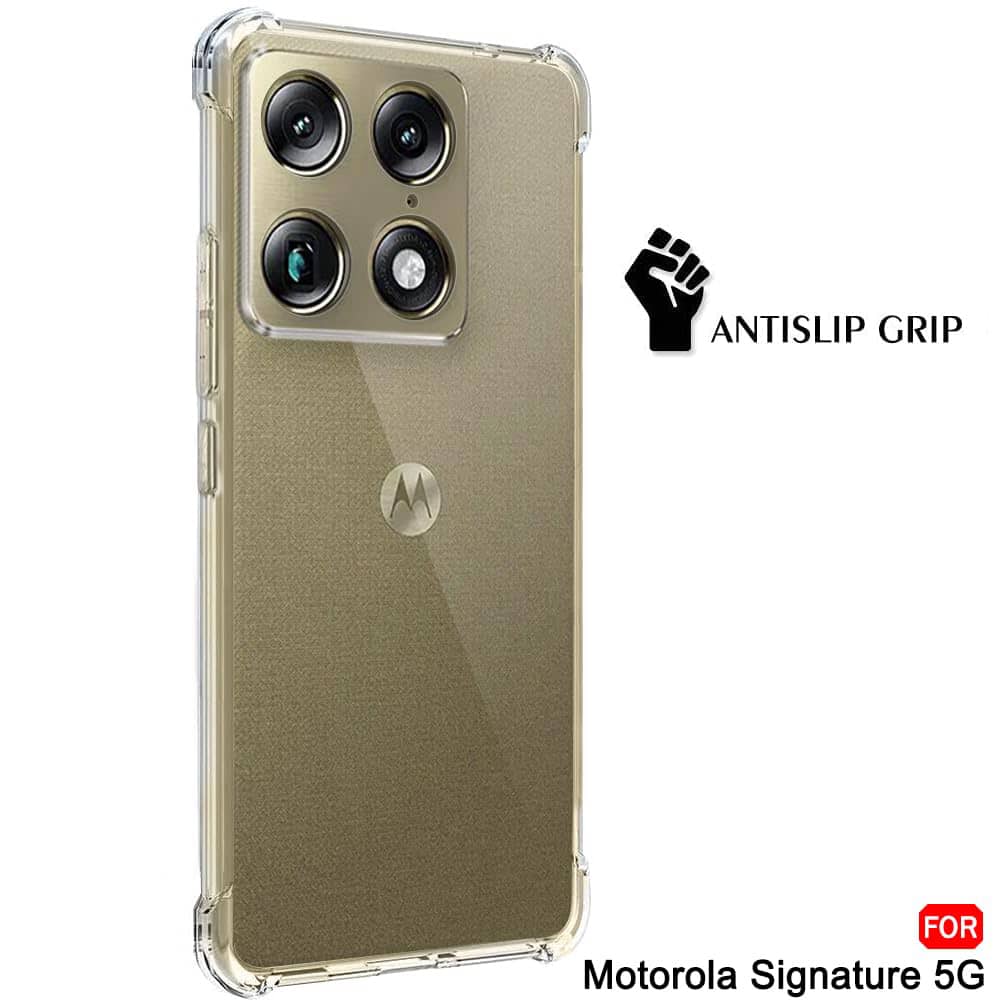 Techsuit Shockproof Clear Silicone - θήκη για Motorola Signature - Διάφανο - Image 2