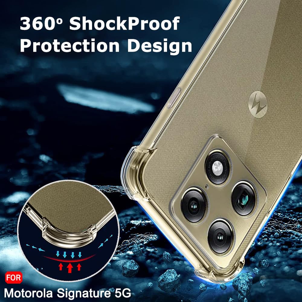 Techsuit Shockproof Clear Silicone - θήκη για Motorola Signature - Διάφανο - Image 6