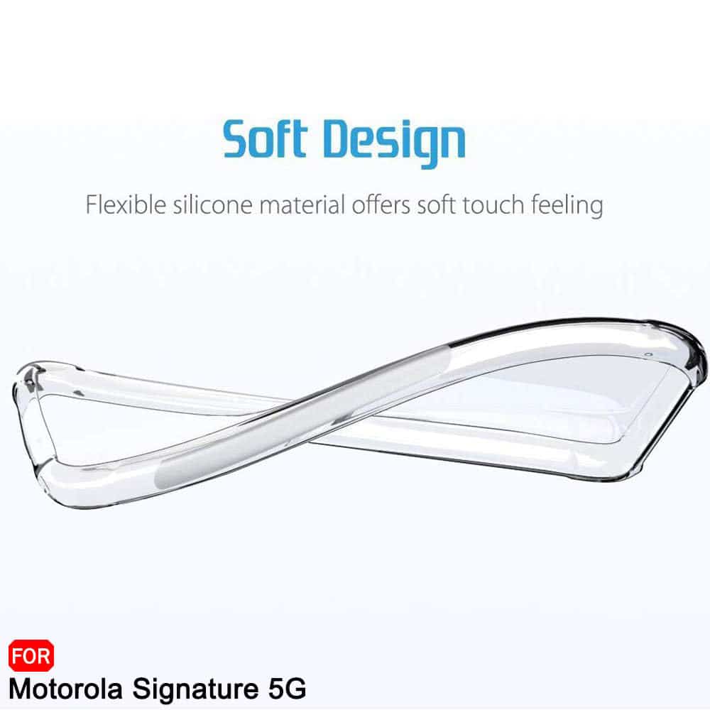 Techsuit Shockproof Clear Silicone - θήκη για Motorola Signature - Διάφανο - Image 4