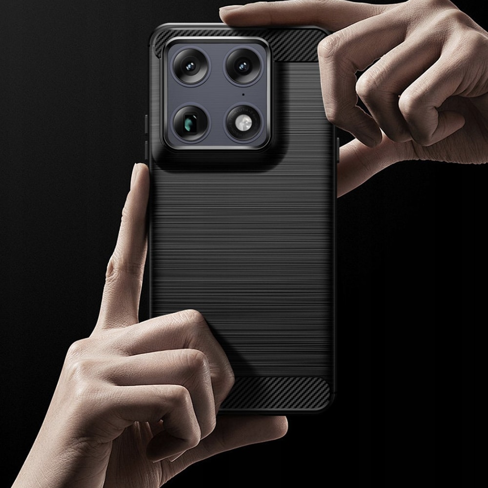 Techsuit Carbon Silicone - θήκη για Motorola Signature - Μαύρο - Image 6