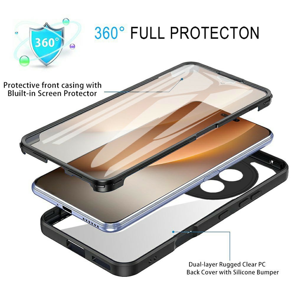 Techsuit ColorVerse 360 - θήκη για Honor Magic8 Pro - Διάφανο - Image 6