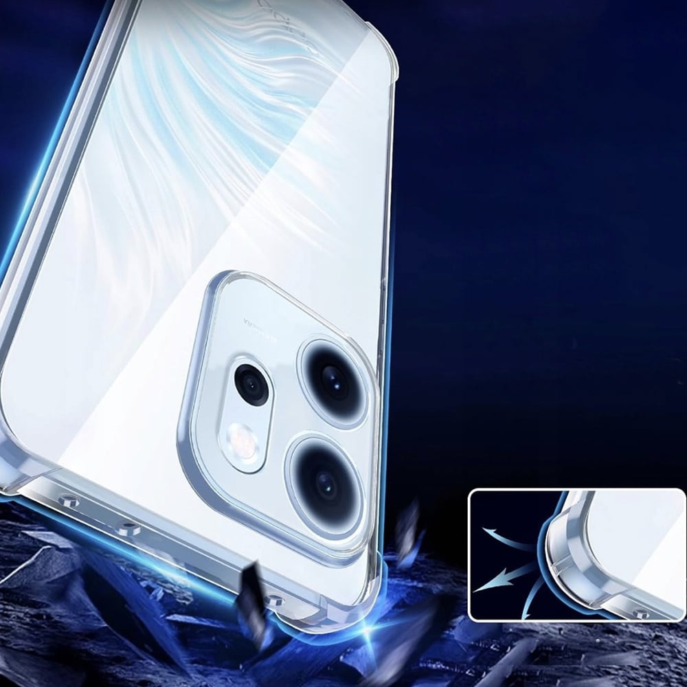 Techsuit Shockproof Clear Silicone - θήκη για Oppo A6 - Διάφανο - Image 6