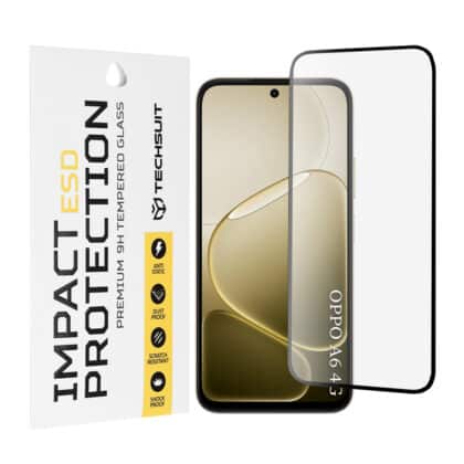 Techsuit - ESD γυαλί - Oppo A6 4G / A6x 4G / A6x 5G - Μαύρο