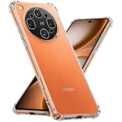 Techsuit Shockproof Clear Silicone - θήκη για Oppo Find X9 Ultra - Διάφανο