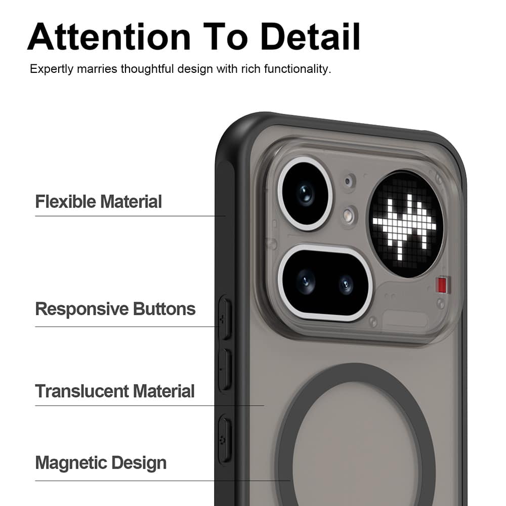 Techsuit HaloFrost II - θήκη για Nothing Phone (4a) Pro - Μαύρο - Image 4