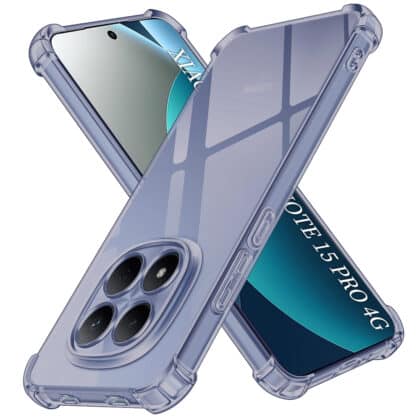 Techsuit Shockproof Clear Silicone - θήκη για Xiaomi Redmi Note 15 Pro - Διάφανο