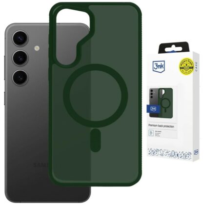 3MK Smoke Magcase - θήκη για Samsung Galaxy S25 - Πράσινο