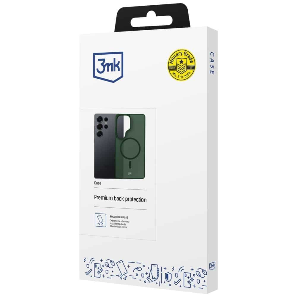 3MK Smoke Magcase - θήκη για Samsung Galaxy S25 Ultra - Πράσινο - Image 3