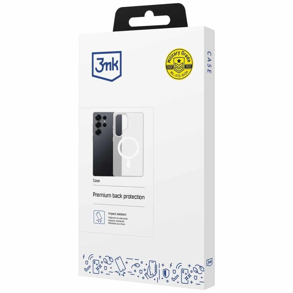 3MK Smoke Magcase - θήκη για Samsung Galaxy S25 Ultra - Λευκό - Image 3