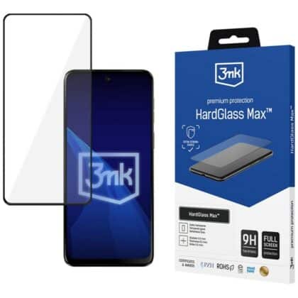 Σκληρυμένο γυαλί 3MK HardGlass Max για Motorola Moto G55 5G, μαύρο