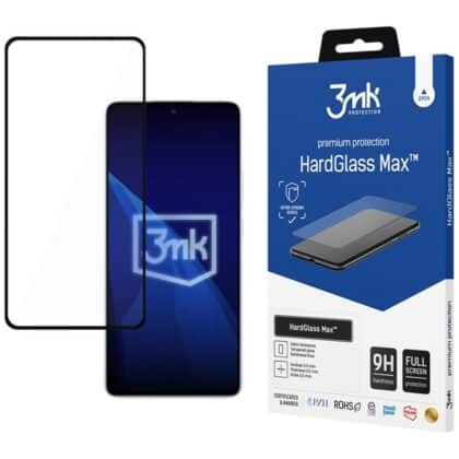 3MK HardGlass Max σκληρυμένο γυαλί για Redmi Note 14 5G μαύρο