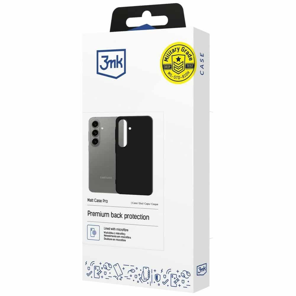 3MK Matt Case Pro - θήκη για Samsung Galaxy A57 - Μαύρο - Image 5