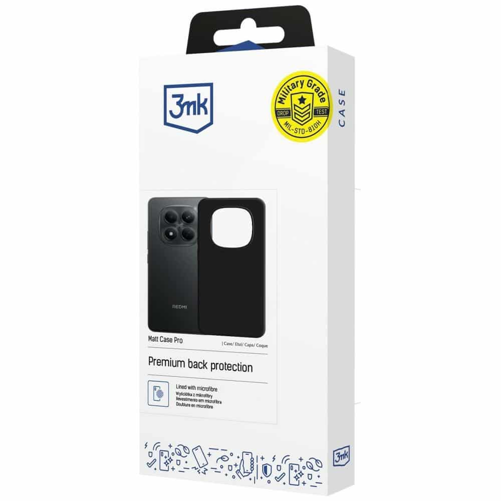 3MK Matt Case Pro - θήκη για Xiaomi Redmi Note 15 Pro - Μαύρο - Image 4