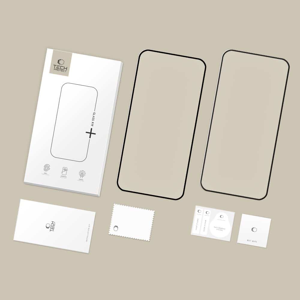 Σκληρυμένο γυαλί TECH-PROTECT GLASS FIT+ Συσκευασία των 2 τεμαχίων MOTOROLA MOTO G57 / G57 POWER / G67 POWER Μαύρο - Image 7