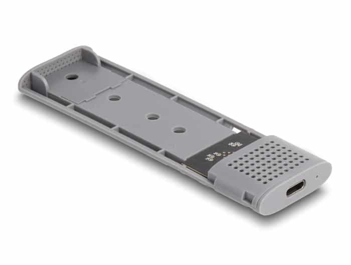 DELOCK θήκη για M.2 NVMe PCIe/SATA SSD 42019, tool free, 10Gbps, μαύρη - Image 5