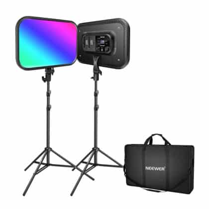 Κιτ Neewer RGB168 RGB LED, δύο λάμπες 60W 2500-8500K