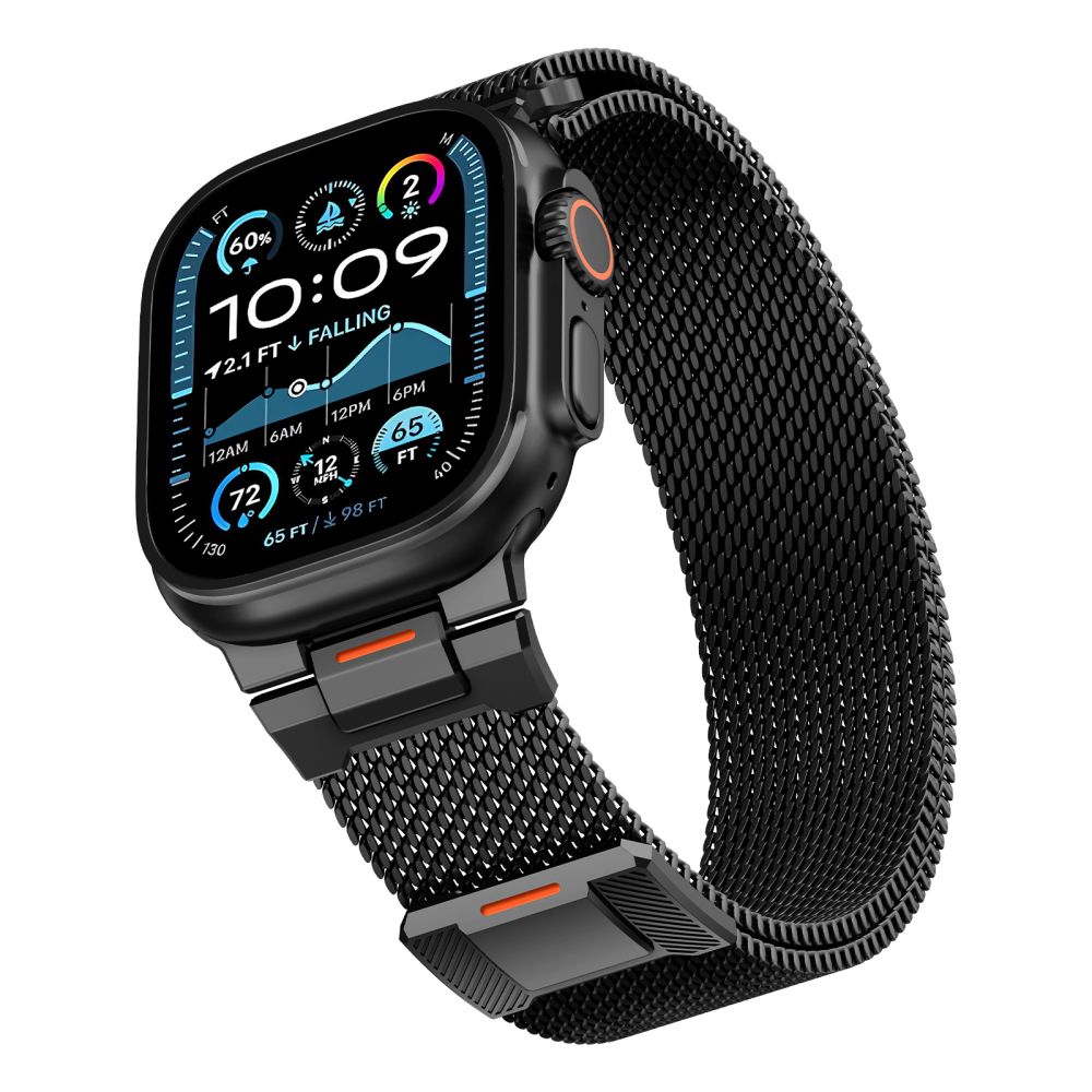 TECH-PROTECT MILANO VANGUARD - θήκη για Apple Watch 8 / 9 10 11 SE Ultra - Μαύρο - Image 3