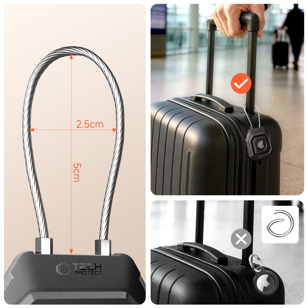 TECH-PROTECT ΘΗΚΗ APPLE AIRTAG 1 / 2 ΜΑΥΡΗ - Image 4