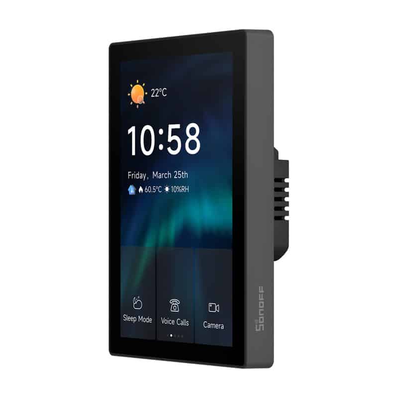 SONOFF NSPanel Pro 120 Έξυπνος Πίνακας Ελέγχου Matter WiFi/Bluetooth/ZigBee (μαύρο) - Image 4