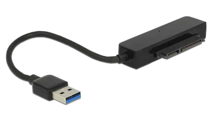 DELOCK αντάπτορας USB σε SATA 62742 με θήκη για 2.5" HDD/SSD, 6Gbps - Image 3