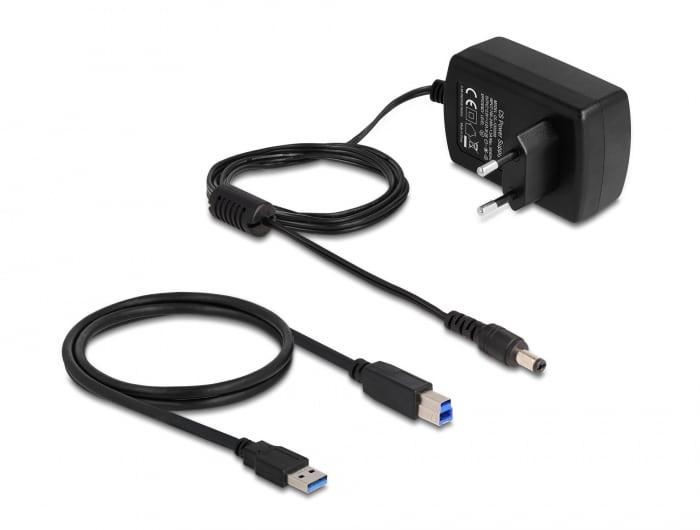 DELOCK docking station για 2.5" ή 3.5" SATA HDD/SSD 64187, 2 θέσεων, 5Gbps, clone/erase function, μαύρο - Image 5
