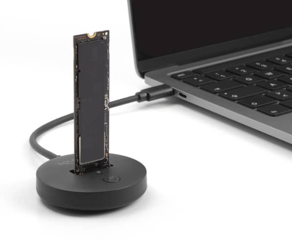 DELOCK docking station για M.2 NVMe/SATA SSD 64254, 10Gbps, μαύρο - Image 2