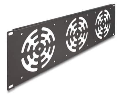 DELOCK κάλυμμα για 3x 120mm ανεμιστήρες 66747 για rack 19"/3U, μεταλλικό, μαύρο