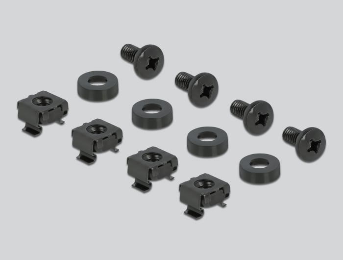 DELOCK cable management 66848 για rack 19"/1U, 5x γάντζοι, μαύρο - Image 3