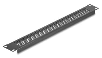 DELOCK κάλυμμα panel 67035 για 19"/1U rack, με αεραγωγούς, μαύρο