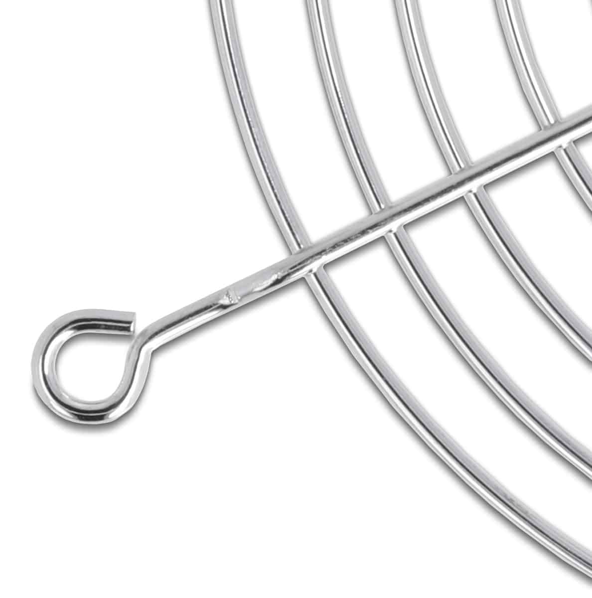 DELOCK σχάρα για 80mm ανεμιστήρα 67306, μεταλλική, ασημί - Image 2