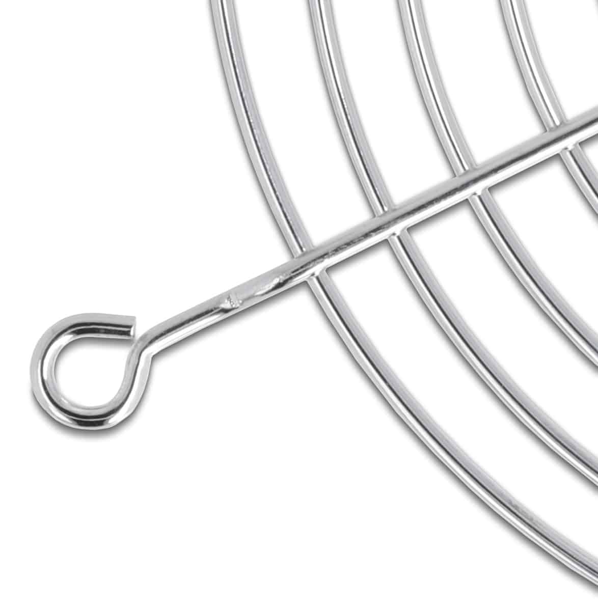 DELOCK σχάρα για 120mm ανεμιστήρα 67308, μεταλλική, ασημί - Image 2
