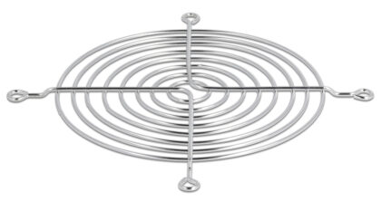 DELOCK σχάρα για 120mm ανεμιστήρα 67308, μεταλλική, ασημί