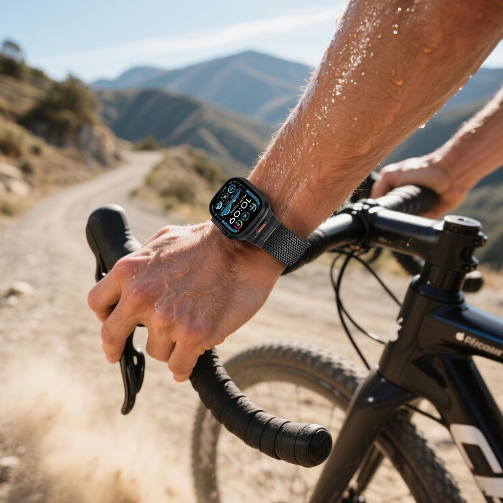 TECH-PROTECT MILANO VANGUARD - θήκη για Apple Watch 8 / 9 10 11 SE Ultra - Μαύρο - Image 5