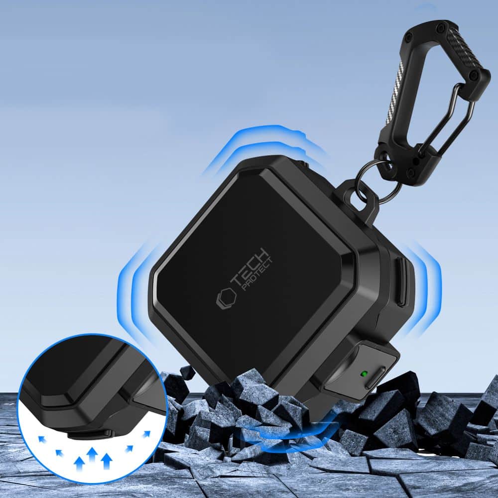 TECH-PROTECT CARBONOX MAGSAFE SAMSUNG GALAXY BUDS 4/4 PRO ΜΑΥΡΟ - Image 6