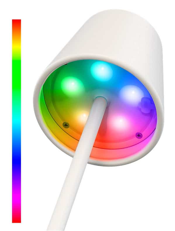 GOOBAY επιτραπέζιο φωτιστικό 73928, RGB, επαναφορτιζόμενο, λευκό - Image 3
