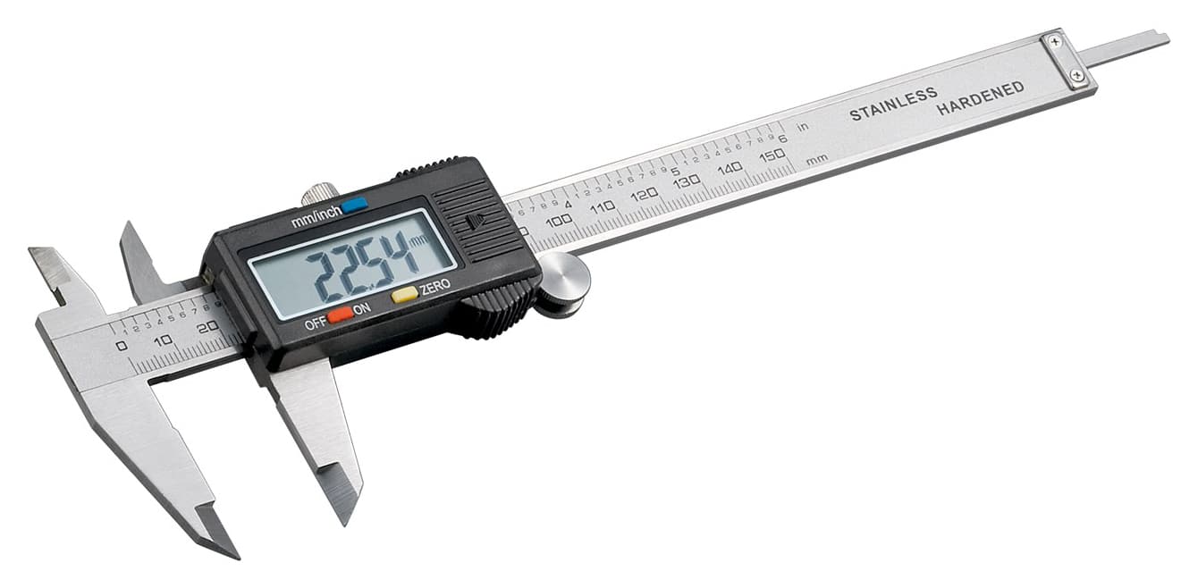 GOOBAY ψηφιακό παχύμετρο 77001, 150cm/6", ασημί - Image 3