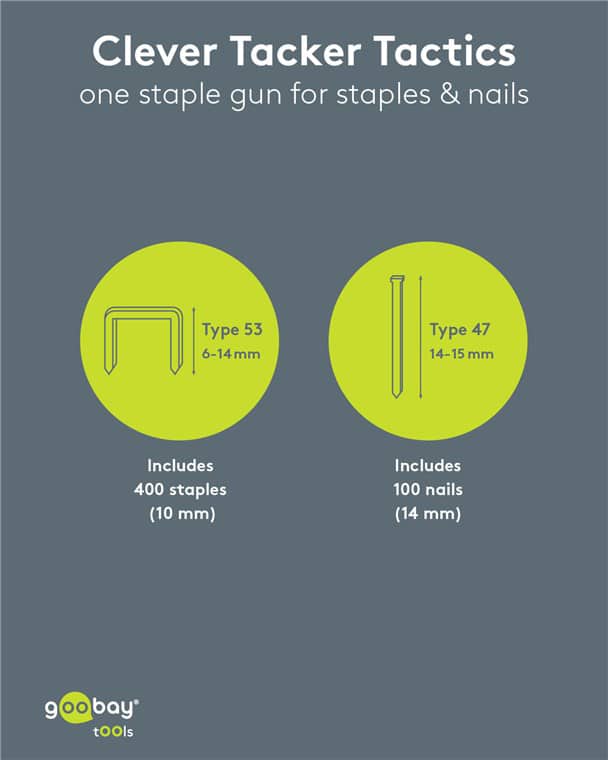 GOOBAY ηλεκτρικό καρφωτικό για καρφιά & συνδετήρες 77820, 70W - Image 4