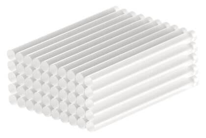 GOOBAY ράβδοι σιλικόνης 77851, Φ7mm x 100mm, διάφανο, 50τμχ