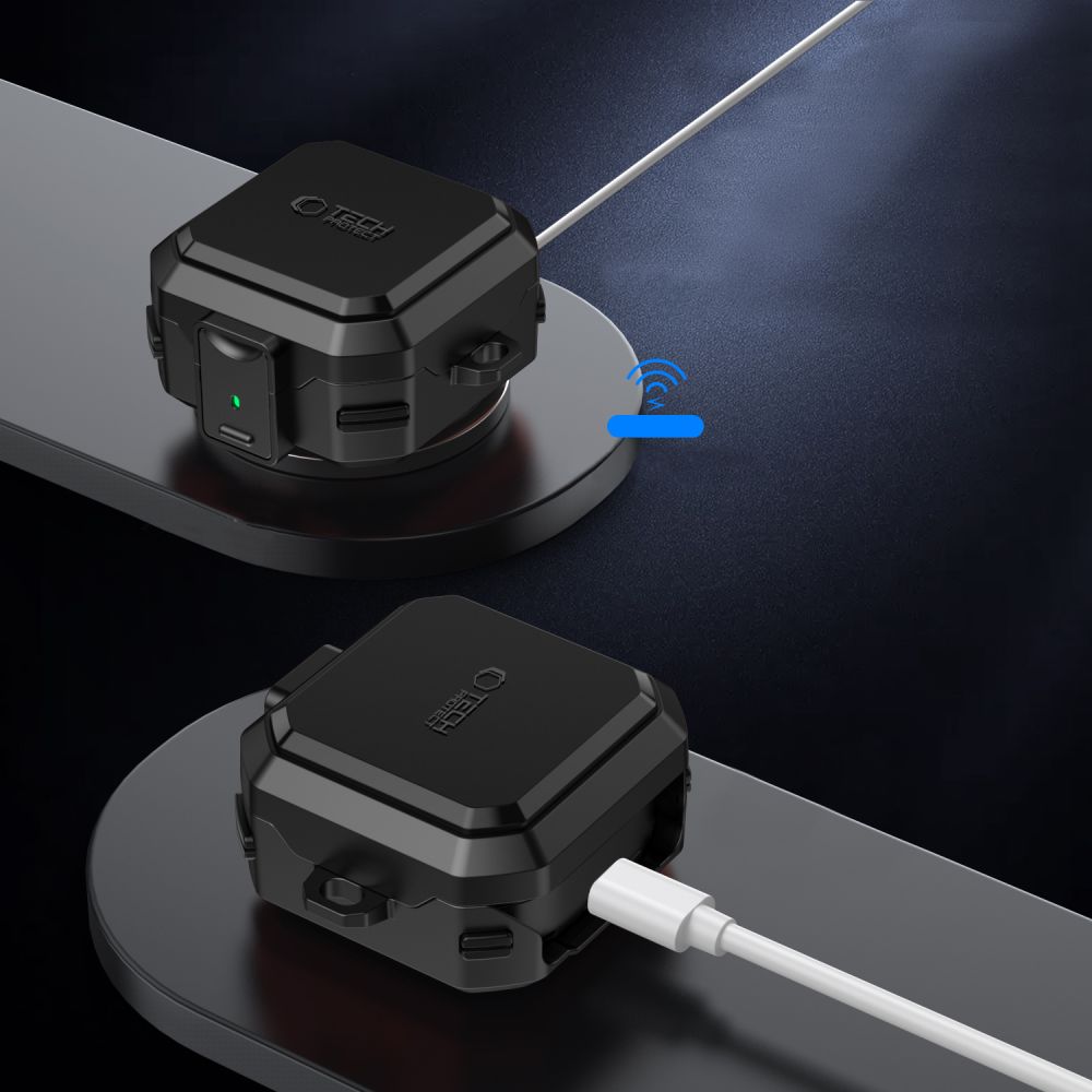 TECH-PROTECT CARBONOX MAGSAFE SAMSUNG GALAXY BUDS 4/4 PRO ΜΑΥΡΟ - Image 7