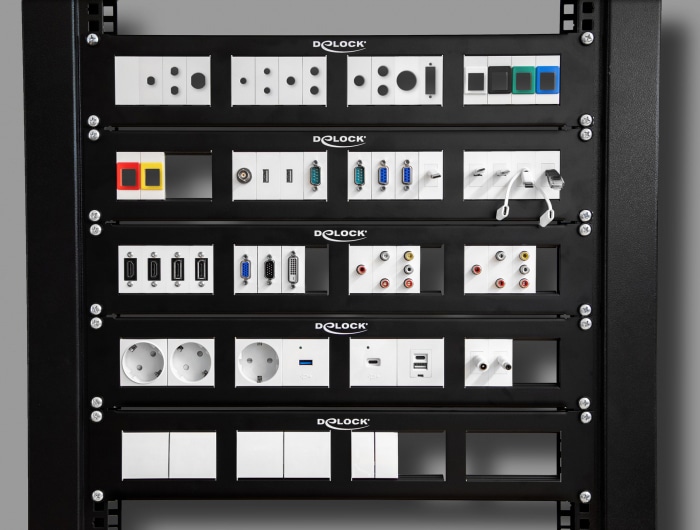 DELOCK module διακόπτης Easy 45 81360, μονός, 2-pole, 1-way, λευκός - Image 3