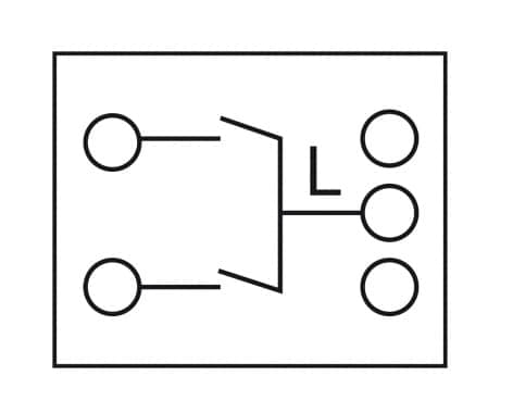 DELOCK module διακόπτης Easy 45 81363, διπλός, 1-pole, 1-way, λευκός - Image 2
