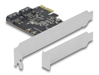 DELOCK κάρτα επέκτασης PCIe σε 2x SATA 90431, 6Gb/s