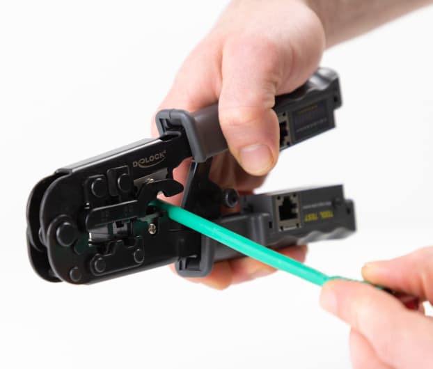 DELOCK εργαλείο πτύχωσης με απογυμνωτή & tester 90510, 8P/6P/4P - Image 4