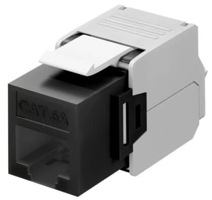 Μονάδα GOOBAY Keystone RJ45 CAT 6A 90692, UTP, μαύρο