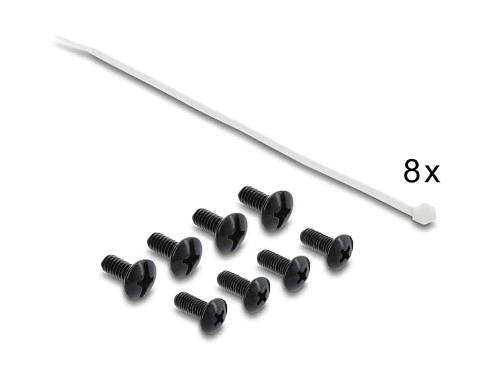 DELOCK patch panel 91087 για rack 19", 1U, 24 θυρών, CAT 6 UTP, με LED, μαύρο - Image 5